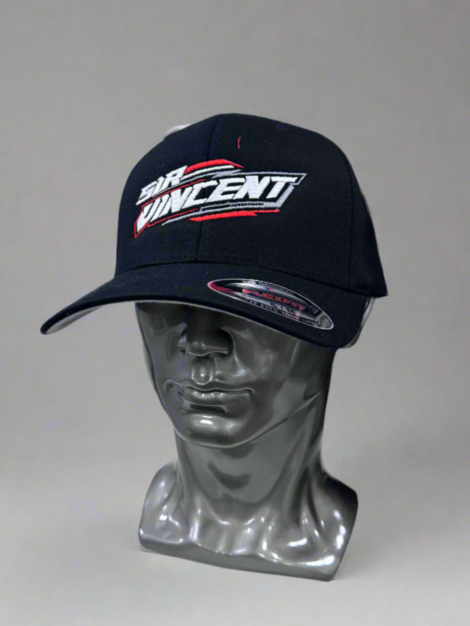 Large/XLarge Black Sir Vincent Fitted Hat