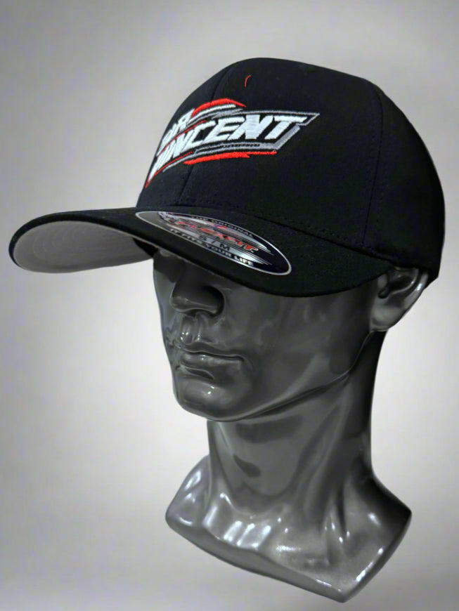 Large/XLarge Black Sir Vincent Fitted Hat
